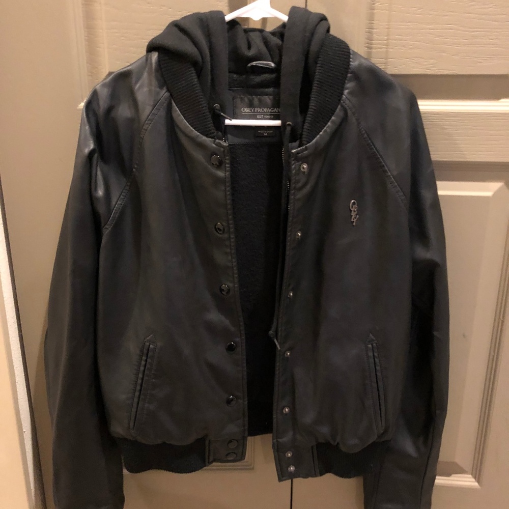 Obey Leather Jacket